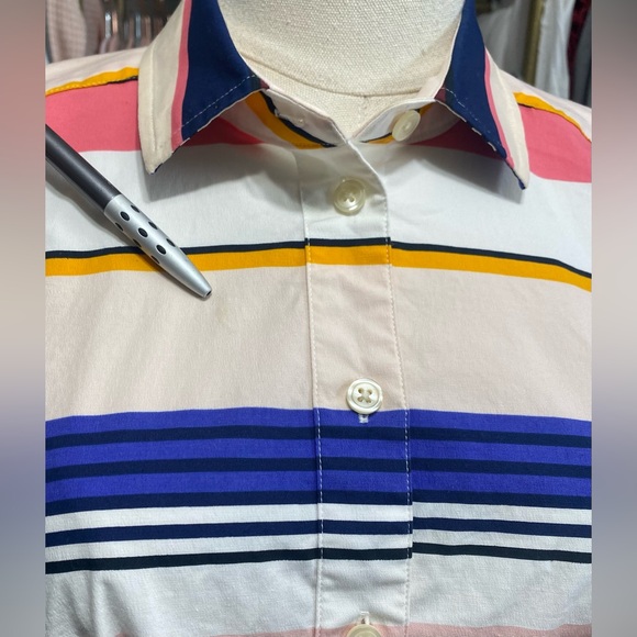 Kate Spade New York Spring 2017 Ready-to-Wear... live Colorfully Top Size M - Picture 11 of 12